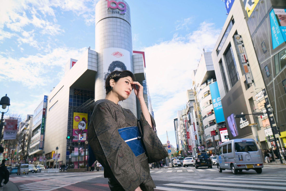 Why wear a kimono in Shibuya?