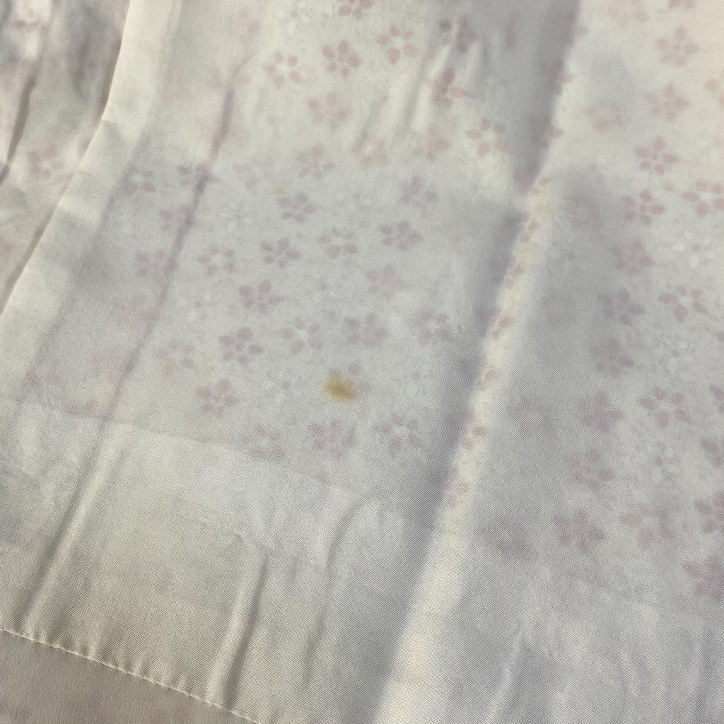Handcrafted Robe from Vintage Kimono - Orange Floral Design D025