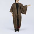 Handcrafted Robe from Vintage Kimono - Japanese Paisley Design D029